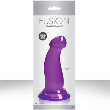 NS Novelties Fusion Pleasure Dongs, фиолетовый Фаллоимитатор-насадка к страпону