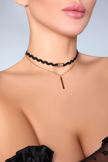 LivCo Corsetti Choker 26192, черный Чокер на шею с подвеской